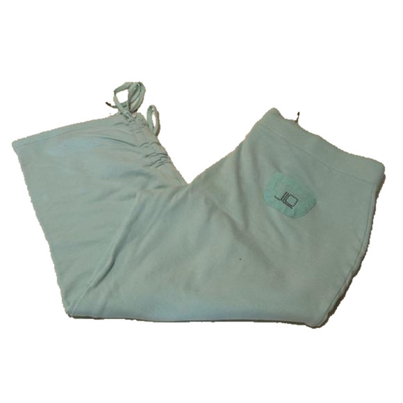 Vintage J. Lo Aquamarine cotton Trackpants Large - Picture 6 of 8